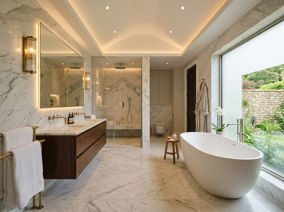Custom Bathroom Renovation in Crosby